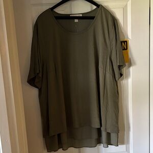 Olive Green Women's Top